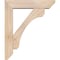 Ekena Millwork Legacy Slat Smooth Bracket w/ Offset Brace, Douglas Fir, 5 1/2"W x 22"D x 26"H BKT0604X22X26LEC06SDF - alternate 3
